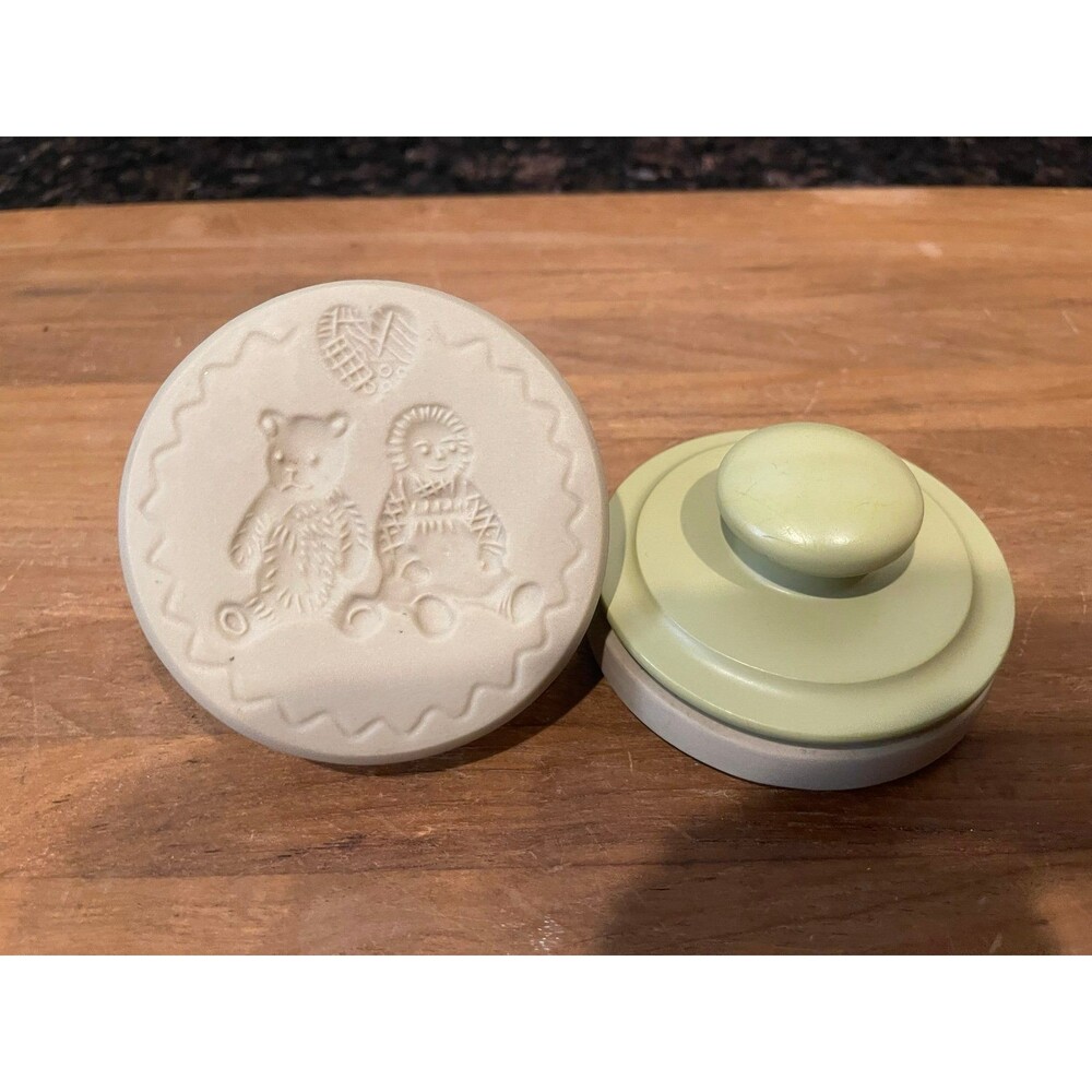 2 Cookie Art Stamps - bear theme.